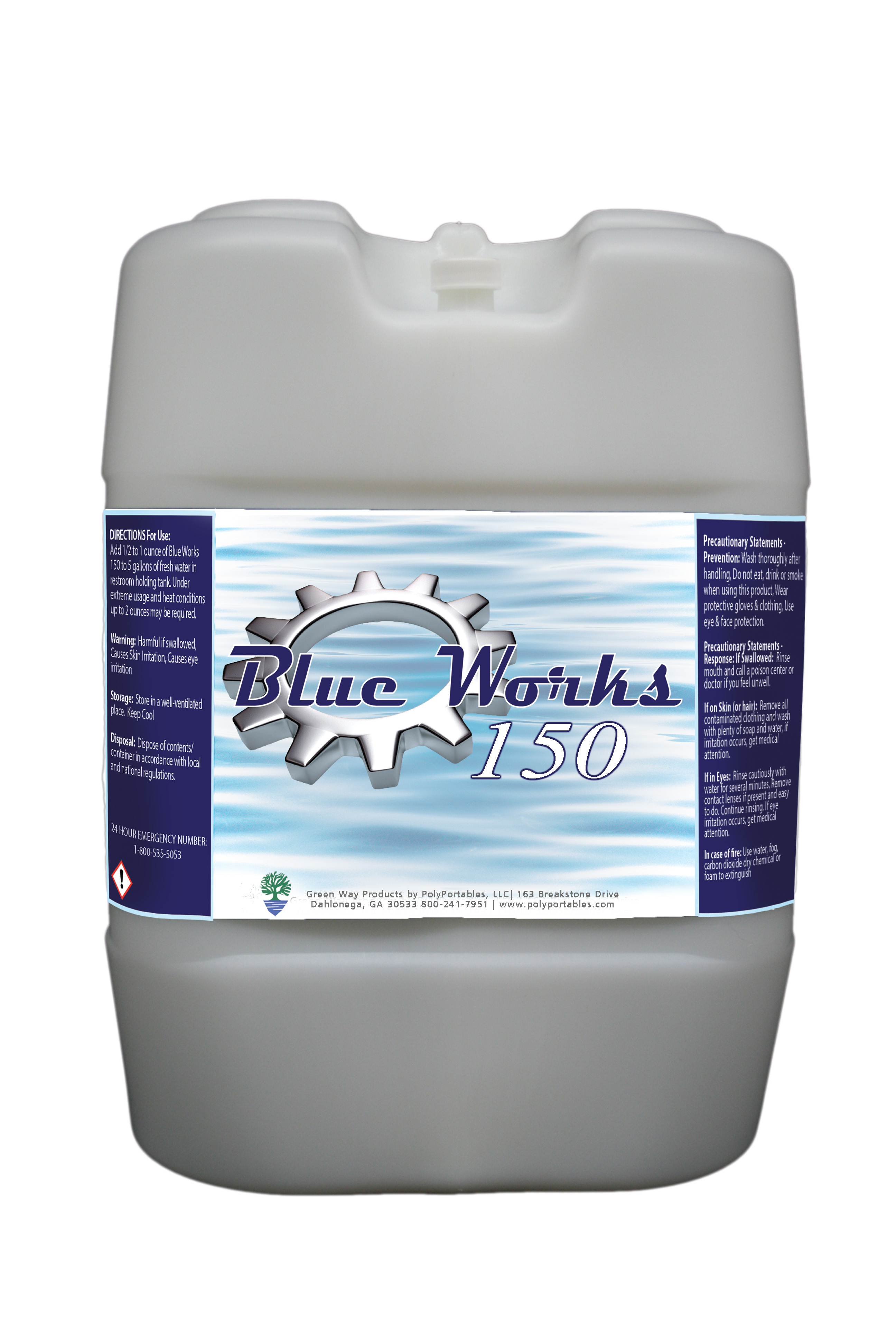 PolyPortable Blue Works Fresh & Clean - Deodorizer Liquid - 5g - Click Image to Close